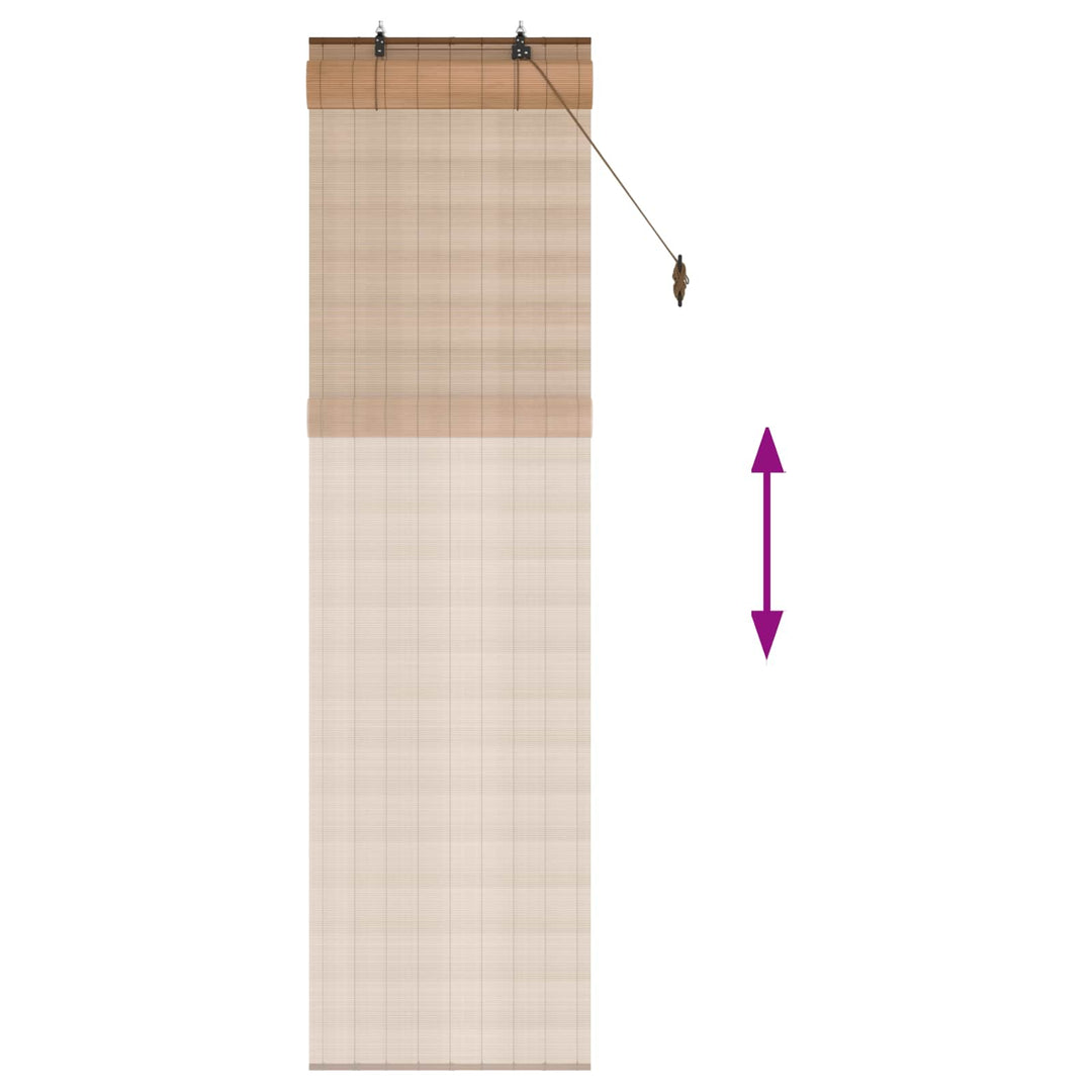 Rullegardin Brun 70 x 220 cm Bambus