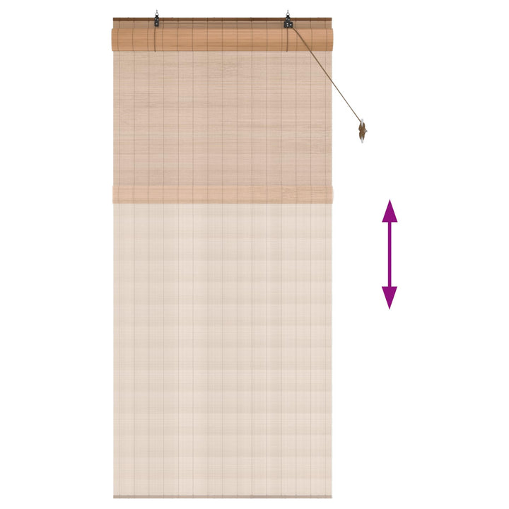 Rullegardin Brun 90 x 220 cm Bambus