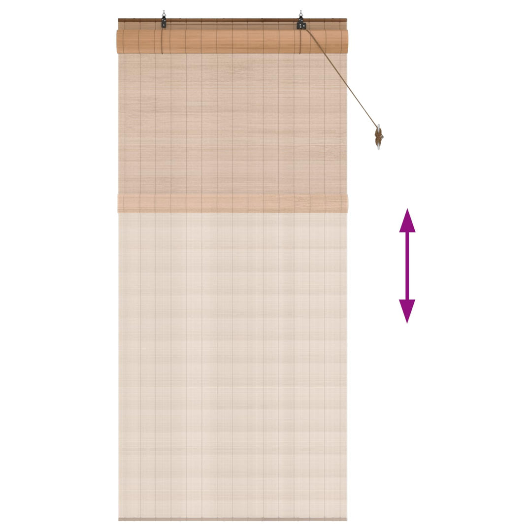 Rullegardin Brun 110 x 220 cm Bambus