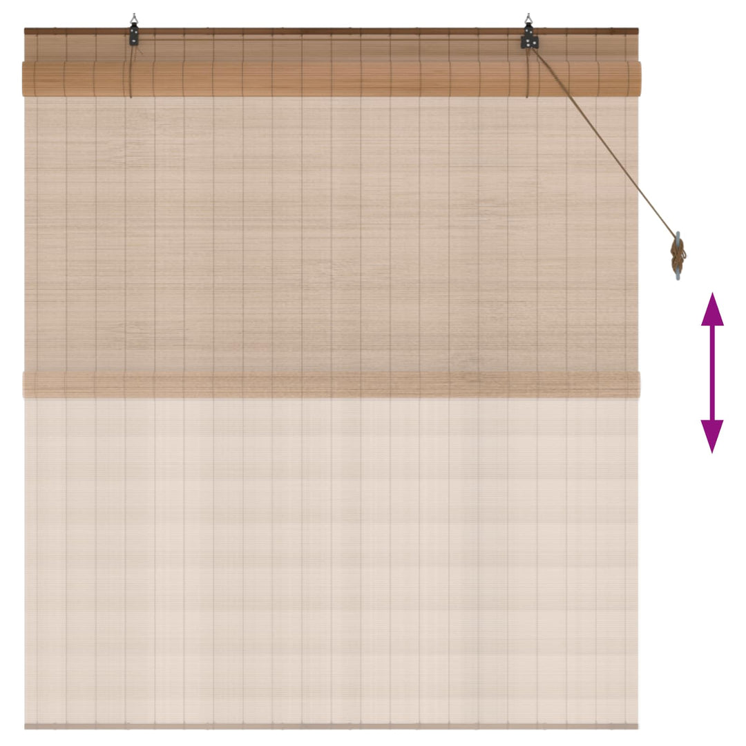 Rullegardin Brun 130 x 160 cm Bambus