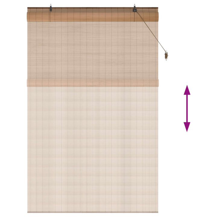 Rullegardin Brun 130 x 220 cm Bambus