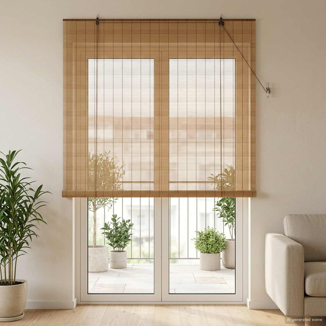 Rullegardin Brun 160 x 220 cm Bambus