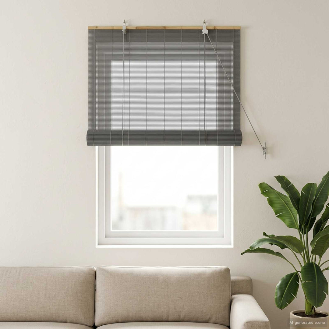 Rullegardin Grå 70 x 160 cm Bambus