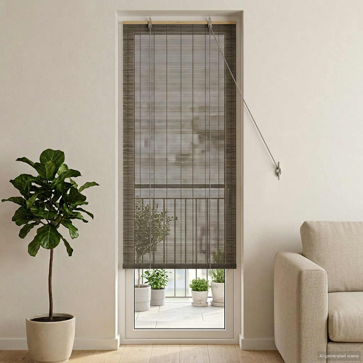 Rullegardin Grå 70 x 220 cm Bambus