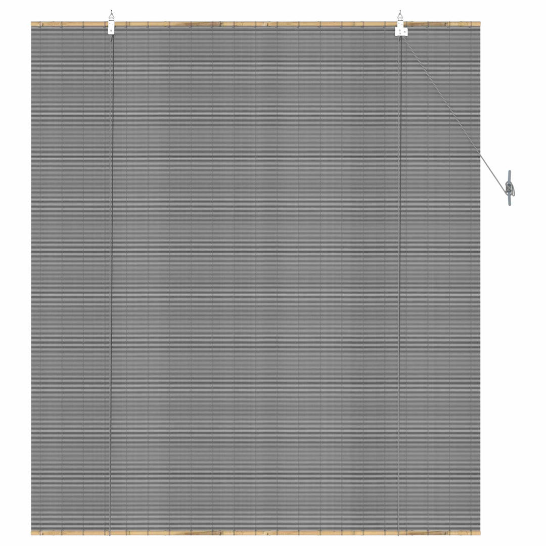 Rullegardin Grå 160 x 160 cm Bambus
