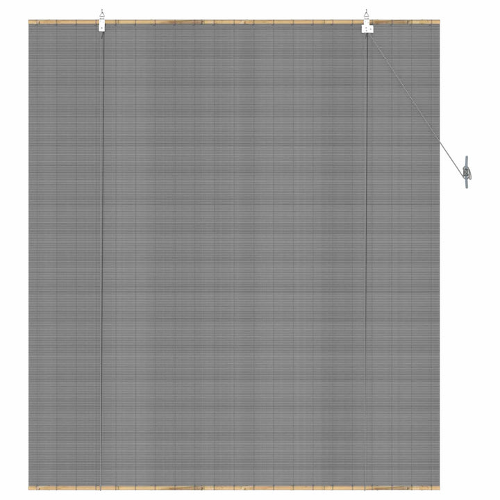 Rullegardin Grå 160 x 160 cm Bambus
