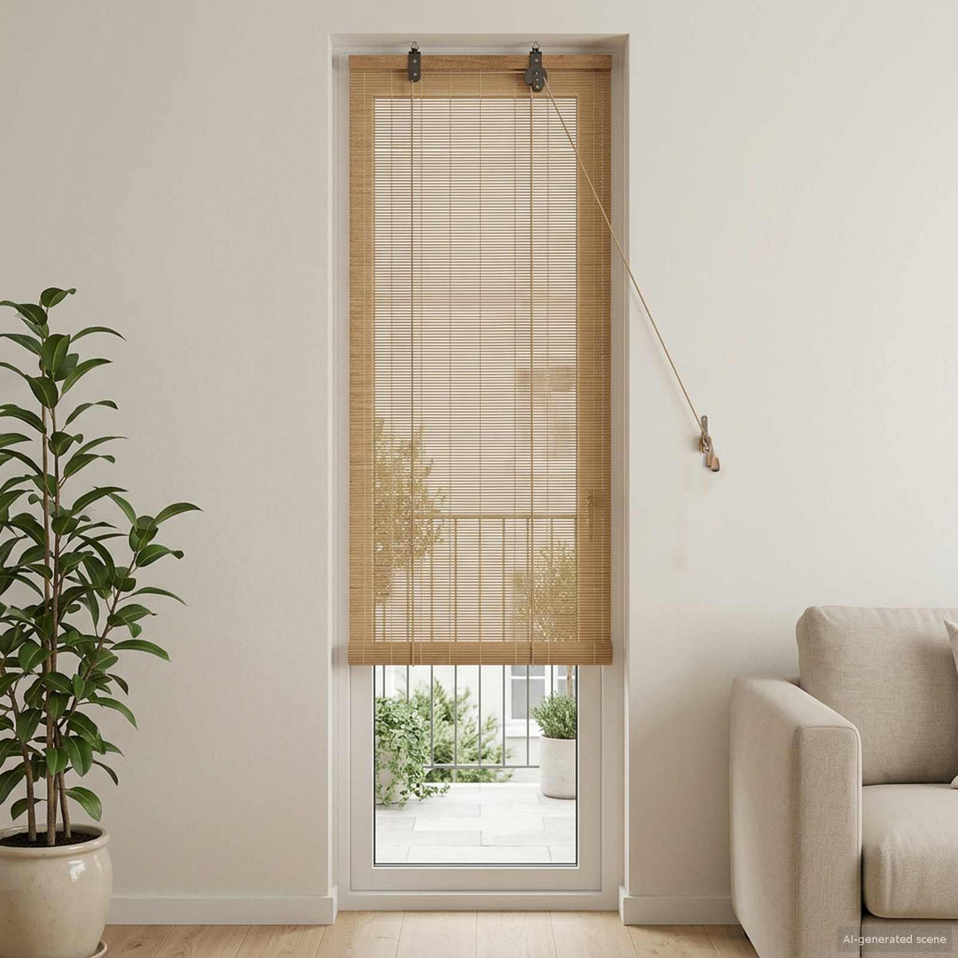 Rullegardin Brun 50 x 220 cm Bambus