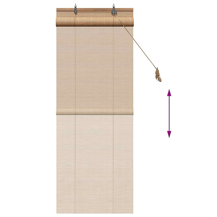 Rullegardin Brun 70 x 160 cm Bambus