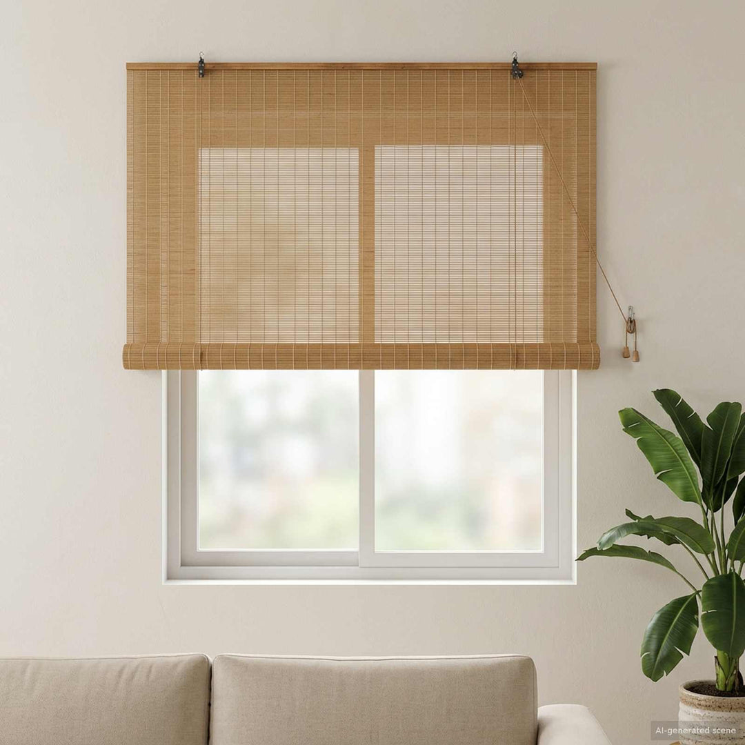 Rullegardin Brun 130 x 160 cm Bambus