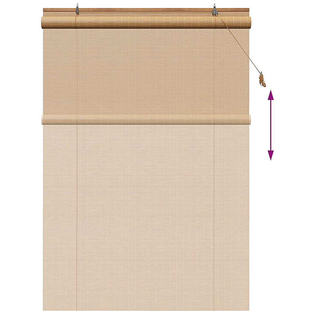 Rullegardin Brun 160 x 220 cm Bambus