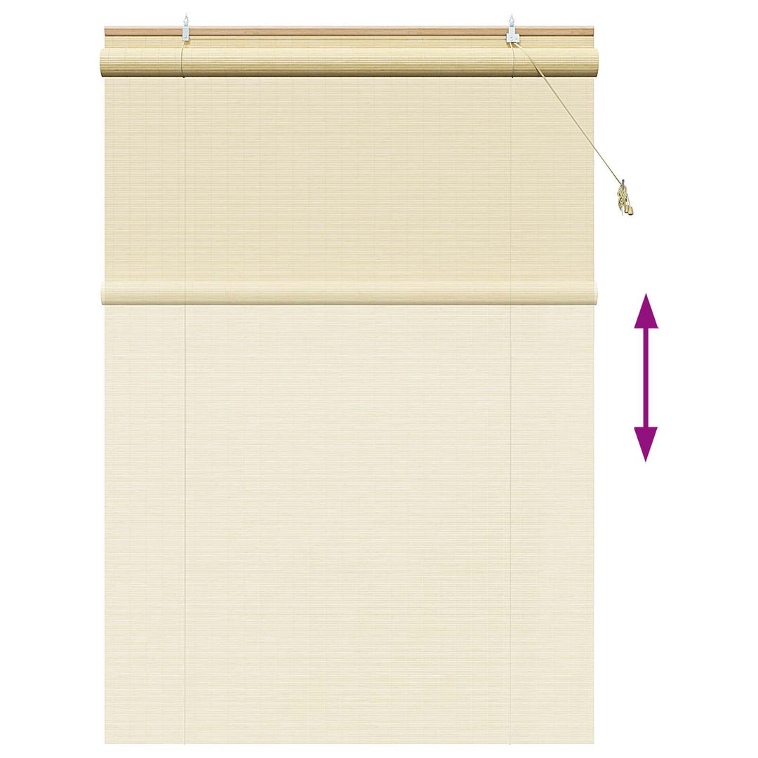 Rullegardin Naturfarvet 130 x 220 cm Bambus