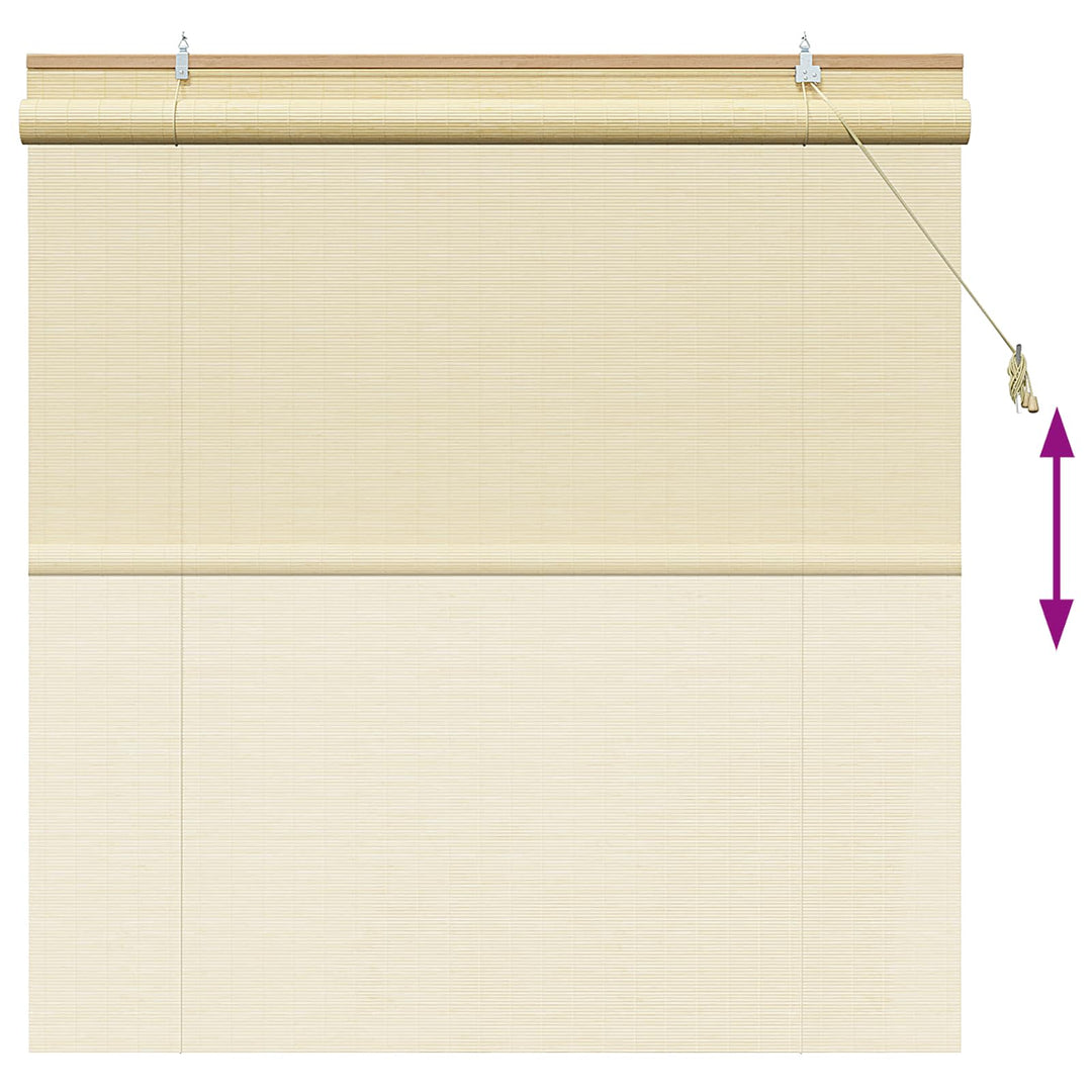 Rullegardin Naturfarvet 160 x 160 cm Bambus