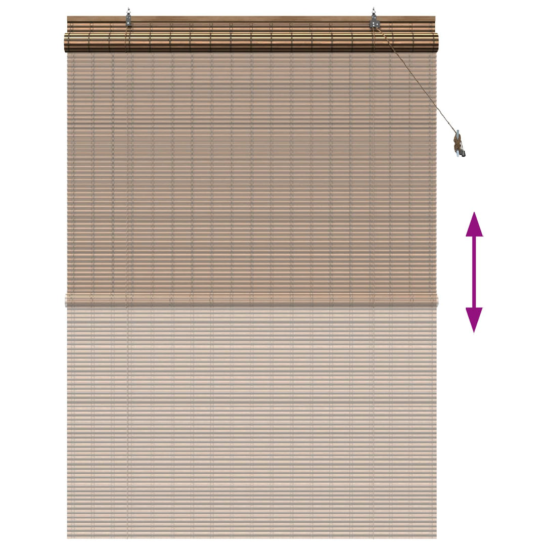 Rullegardin Brun 130 x 220 cm Bambus