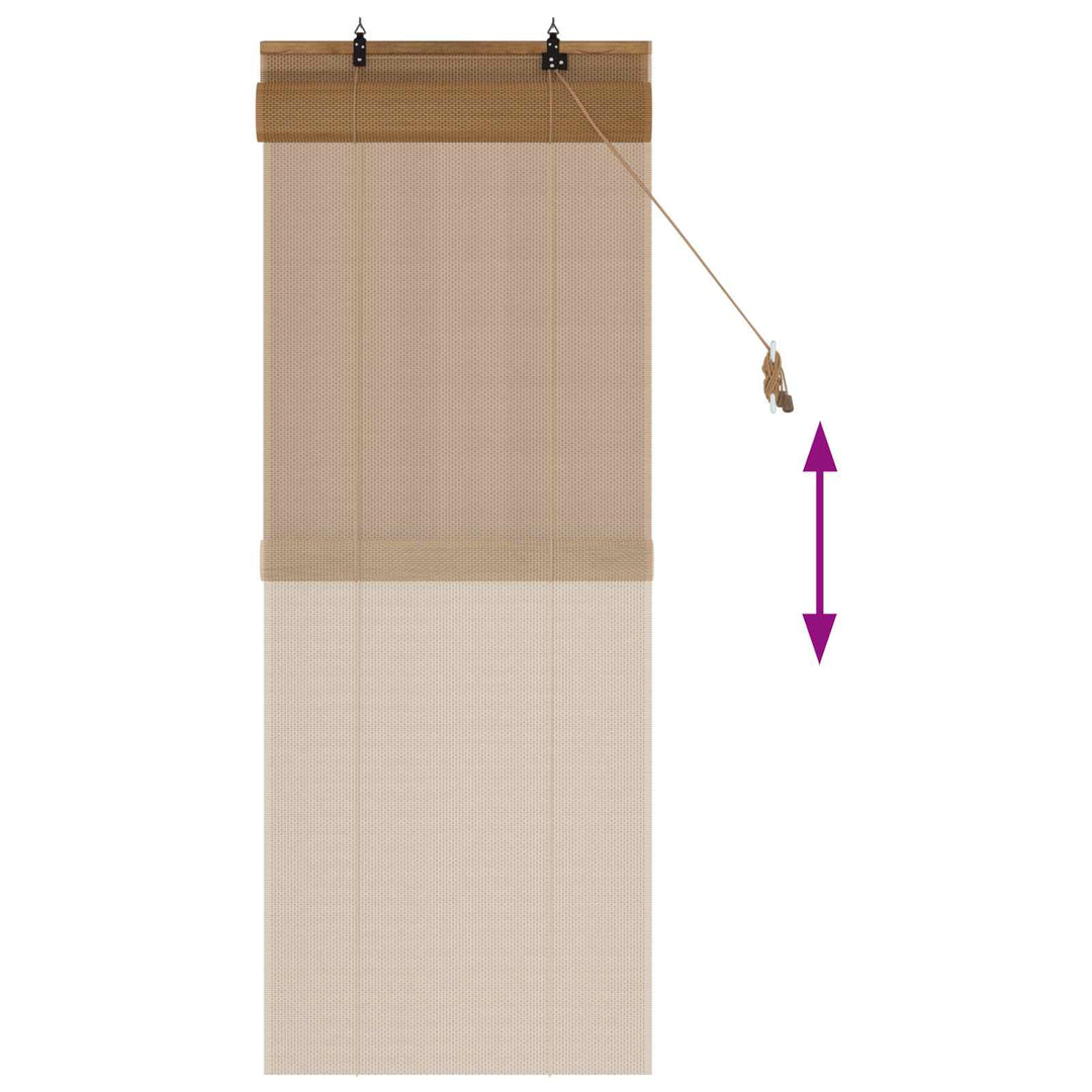 Rullegardin Brun 50 x 160 cm Bambus