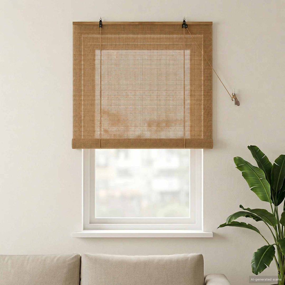 Rullegardin Brun 120 x 160 cm Bambus