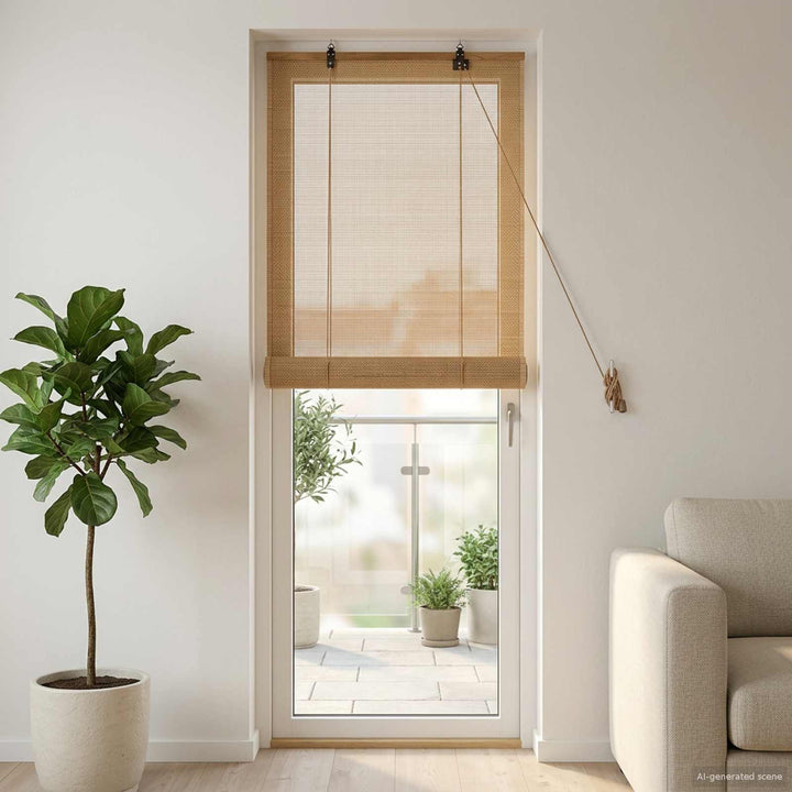 Rullegardin Brun 70 x 220 cm Bambus