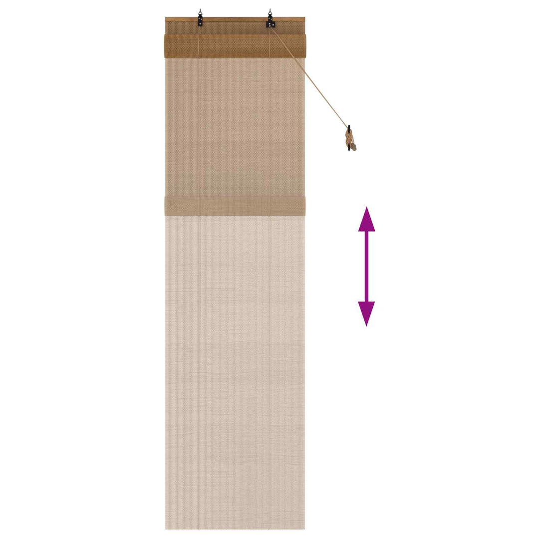 Rullegardin Brun 70 x 220 cm Bambus