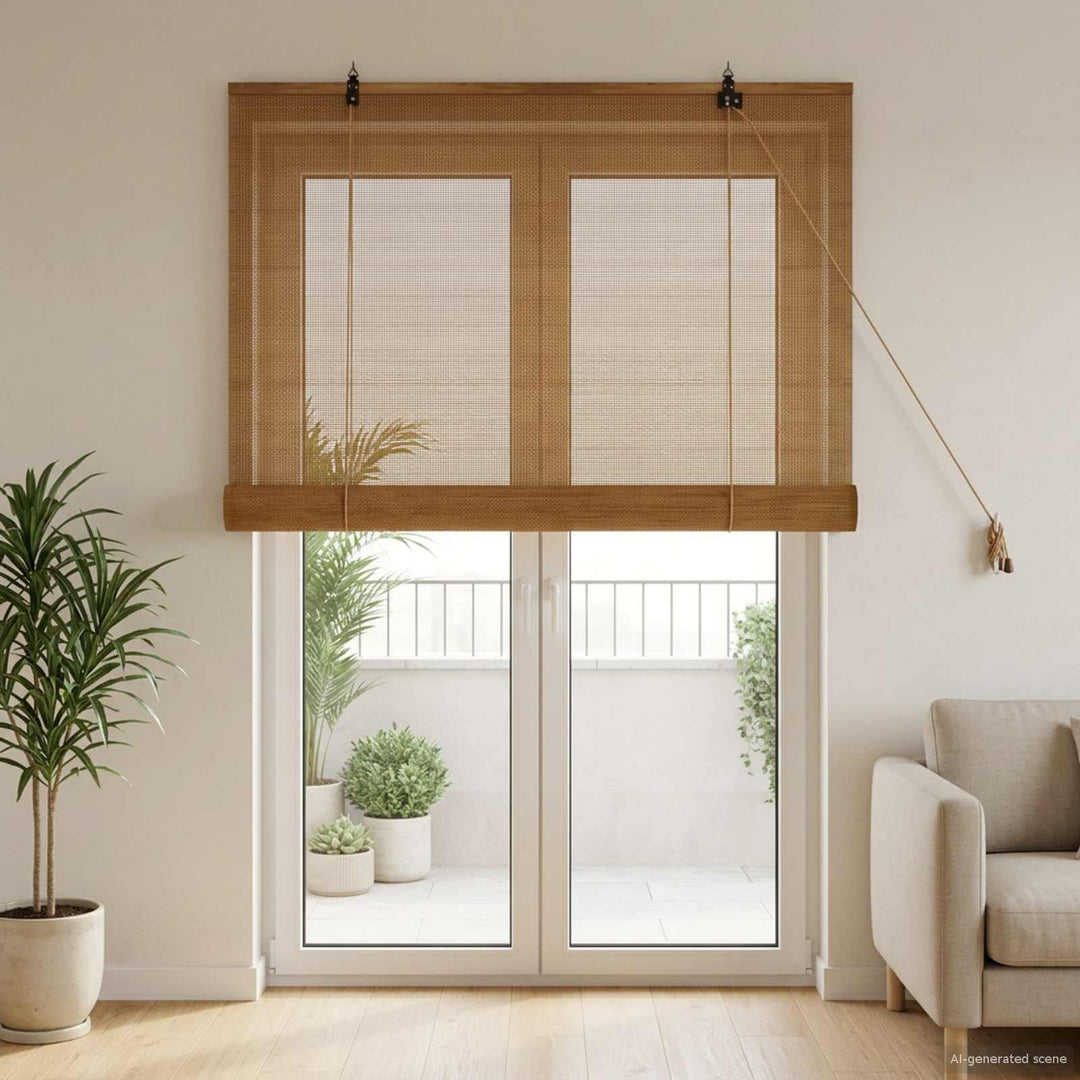 Rullegardin Brun 90 x 220 cm Bambus