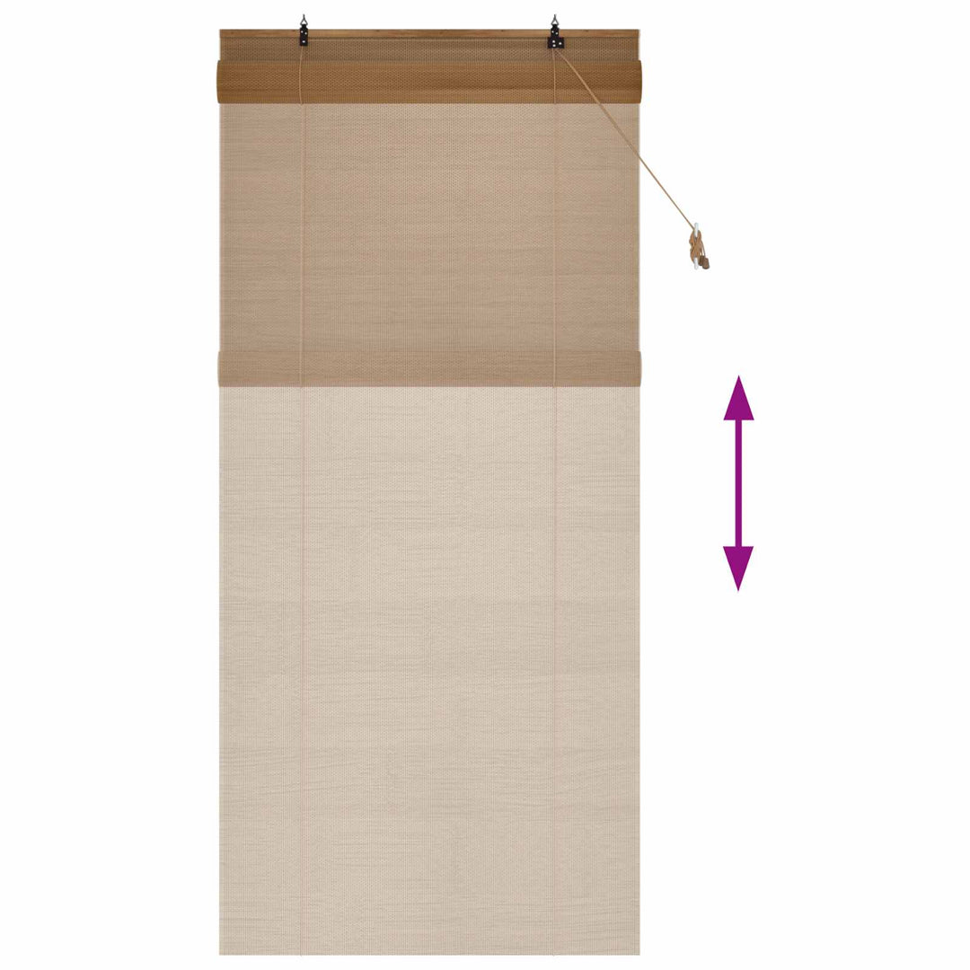 Rullegardin Brun 100 x 220 cm Bambus