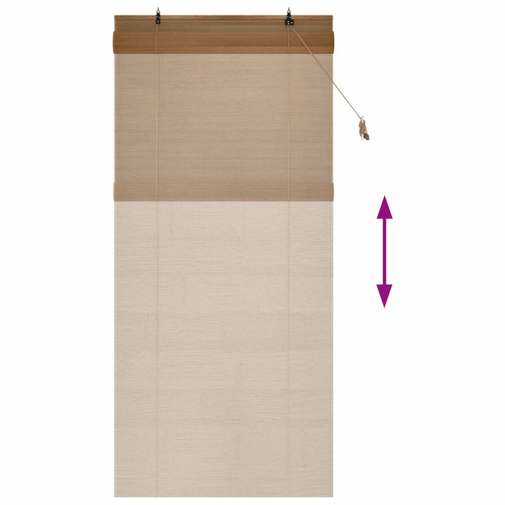 Rullegardin Brun 100 x 220 cm Bambus