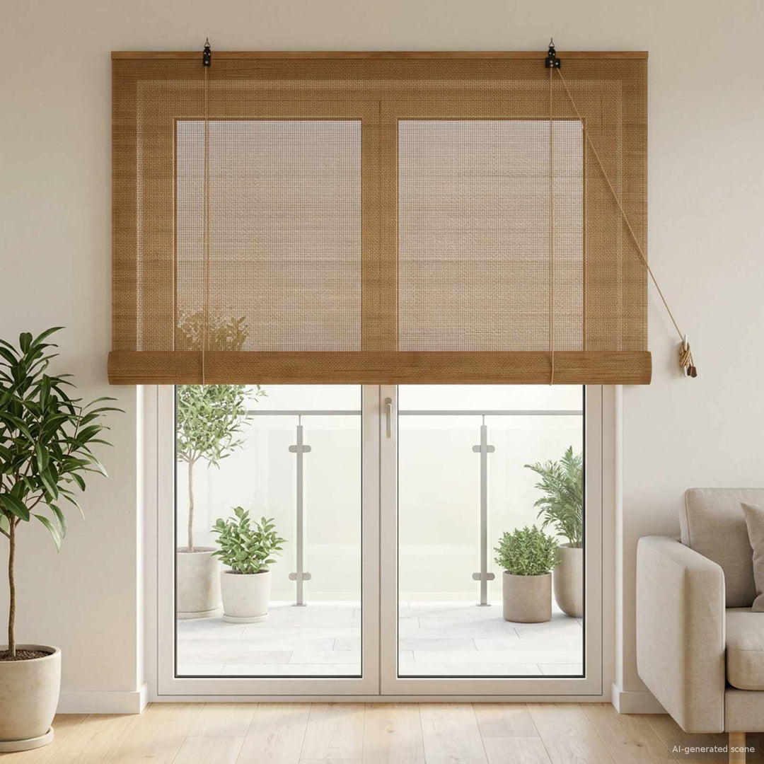 Rullegardin Brun 140 x 220 cm Bambus