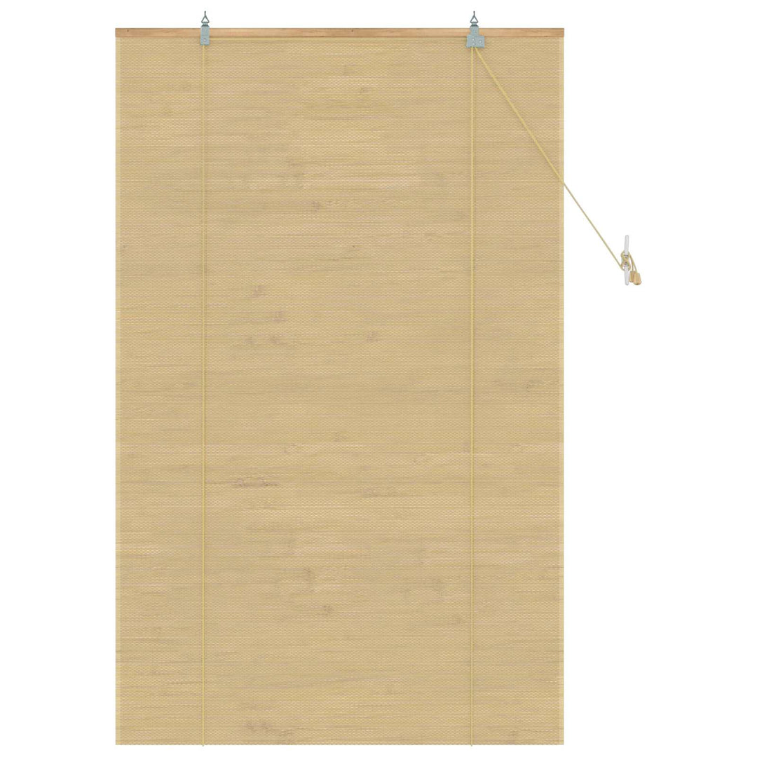Rullegardin Naturfarvet 110 x 160 cm Bambus