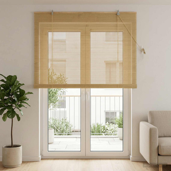 Rullegardin Naturfarvet 160 x 220 cm Bambus