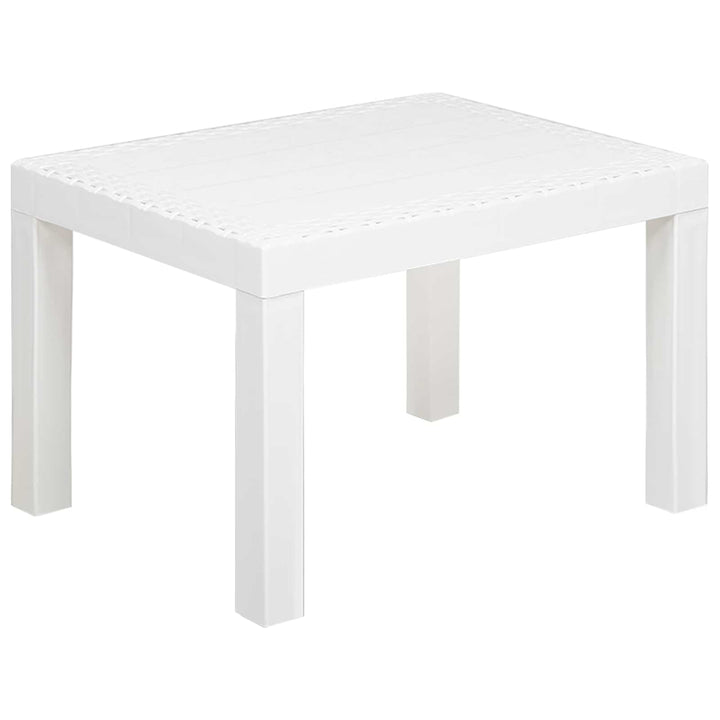 Lounge sæt med pude 3 pcs Hvid PP