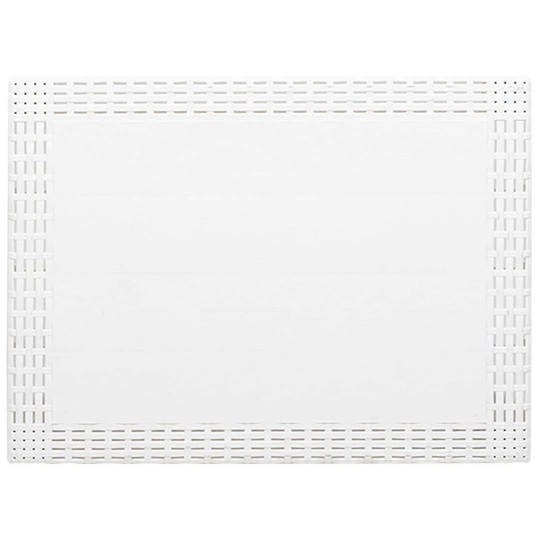 Lounge sæt med pude 3 pcs Hvid PP