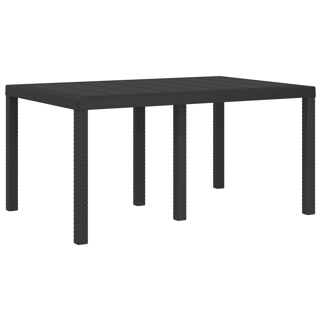 Have Spisebordssæt 7 stk. Antracitgrå og Lys Grå PP