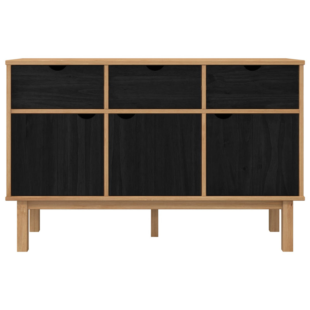 Sideboard OTTA Brun og sort 114 x 43 x 73,5 cm