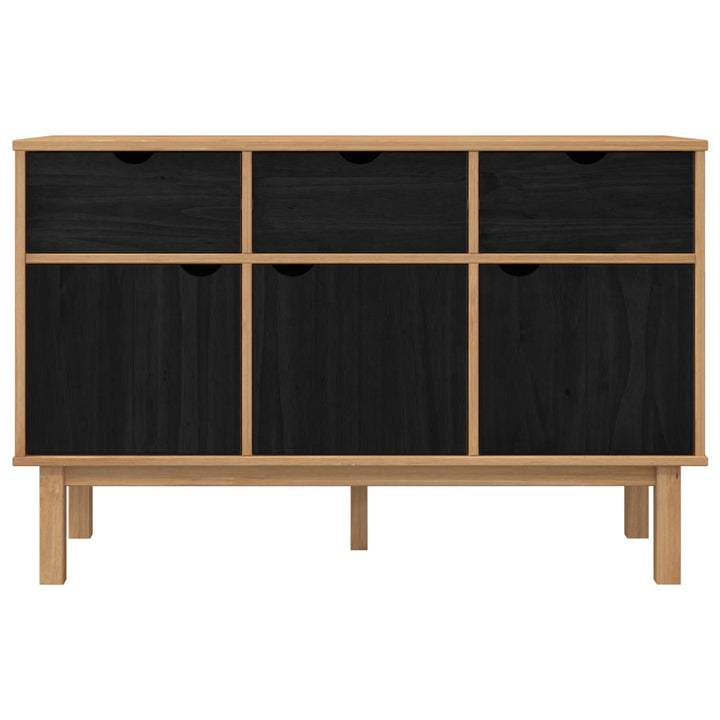 Sideboard OTTA Brun og sort 114 x 43 x 73,5 cm