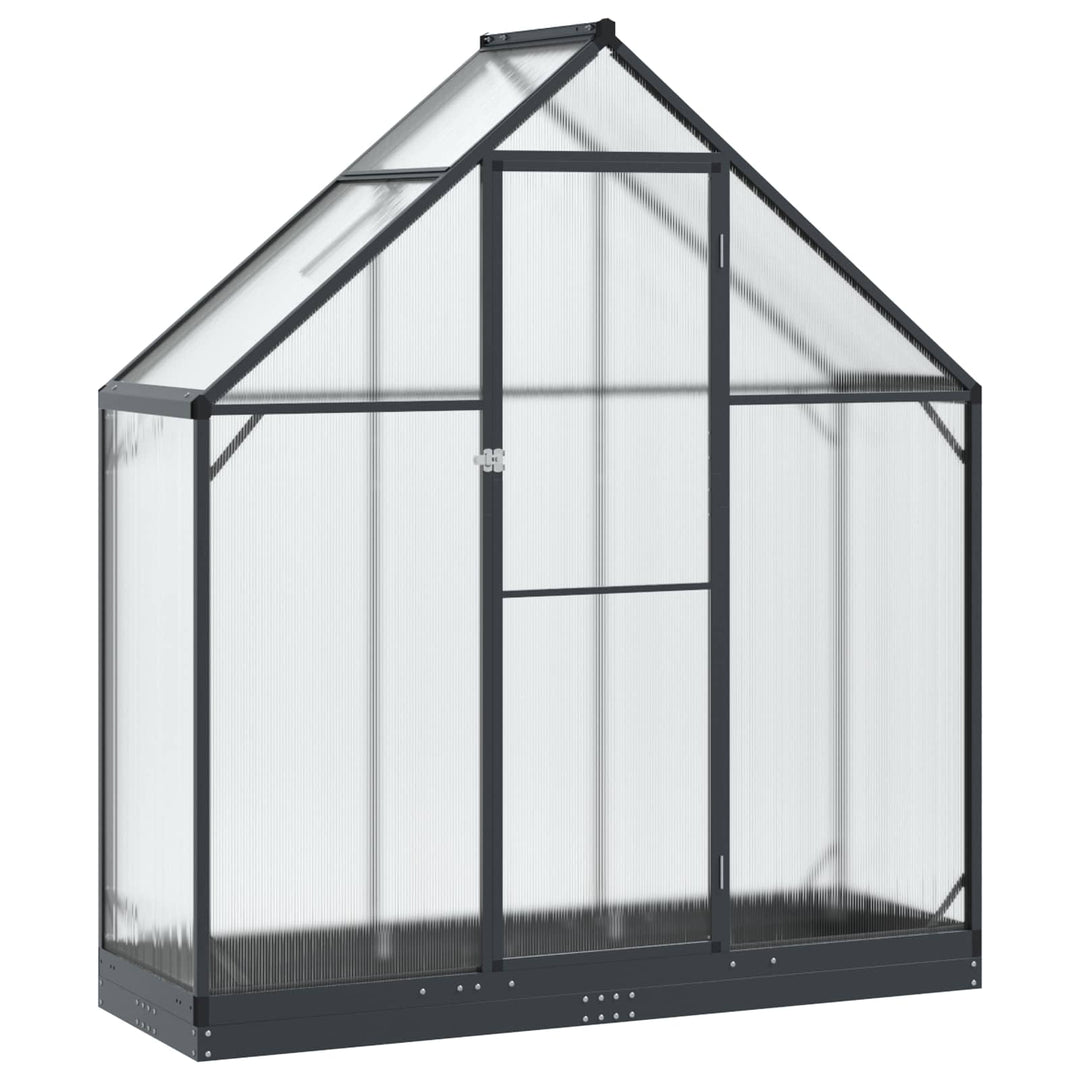 Have Drivhus med dør med lås Antracit 183,5 x 63,5 x 207 cm