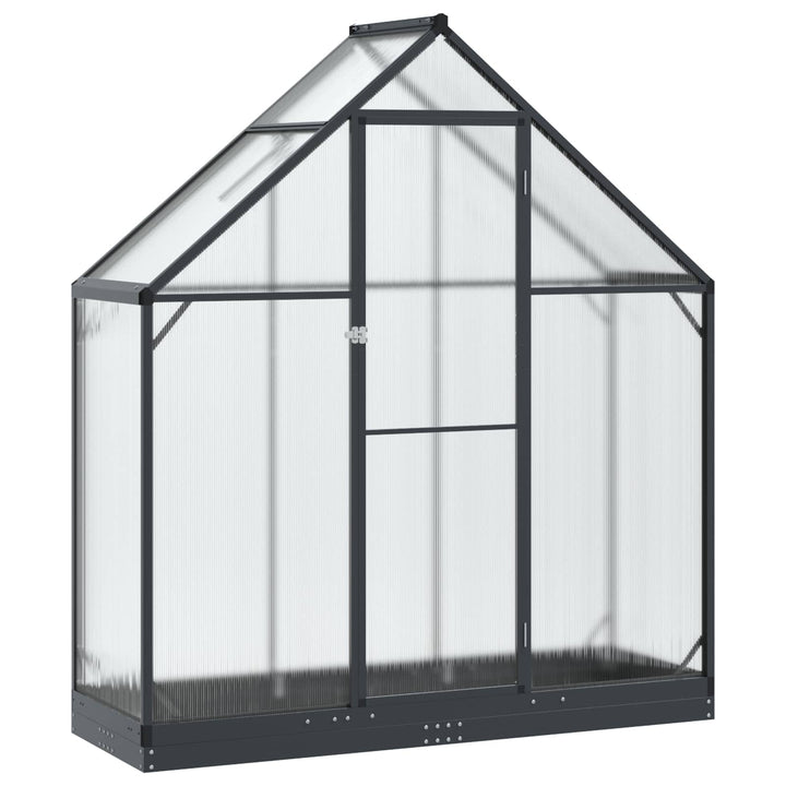 Have Drivhus med dør med lås Antracit 183,5 x 63,5 x 207 cm