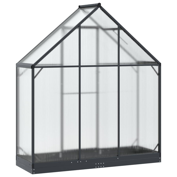 Have Drivhus med dør med lås Antracit 183,5 x 63,5 x 207 cm