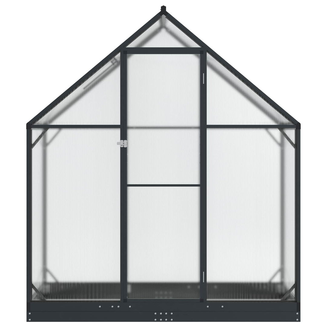 Have Drivhus med dør med lås Antracit 183,5 x 63,5 x 207 cm