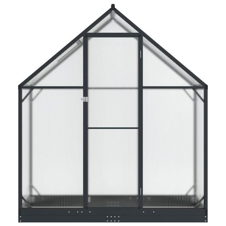 Have Drivhus med dør med lås Antracit 183,5 x 63,5 x 207 cm