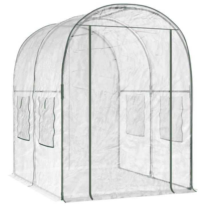 Drivhus med ramme 160 x 200 x 192,5 cm PVC Transparent
