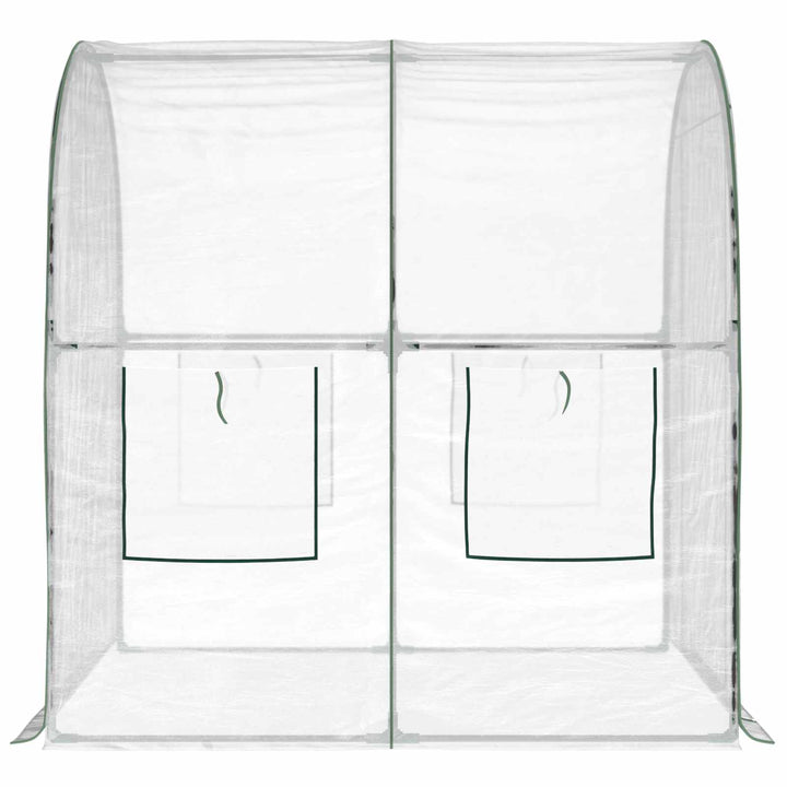 Drivhus med ramme 160 x 200 x 192,5 cm PVC Transparent