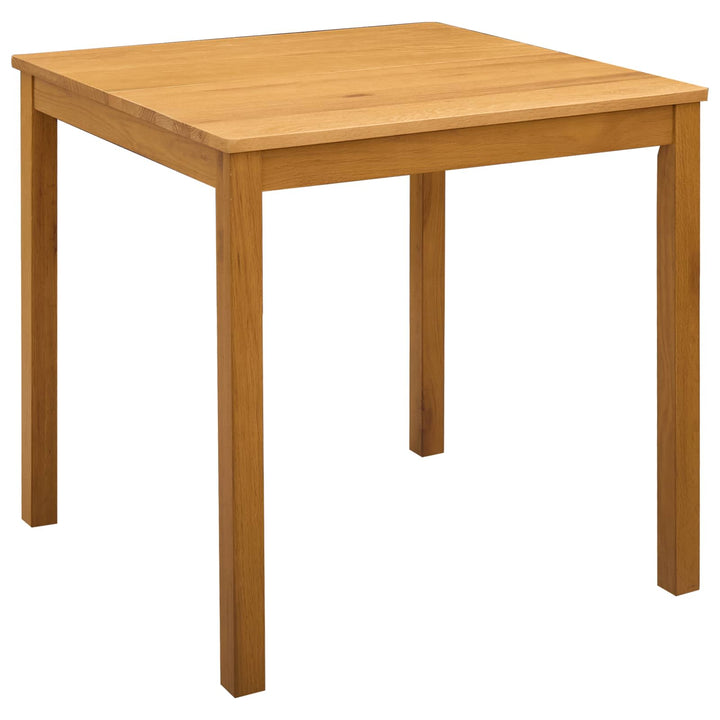 Spisestuesæt 3 stk. Beige Massivt Eg Træ