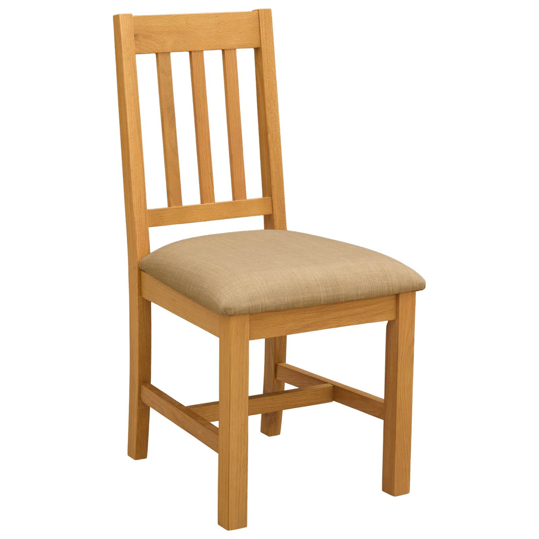 Spisestuesæt 9 stk. Beige Massivt Eg Træ