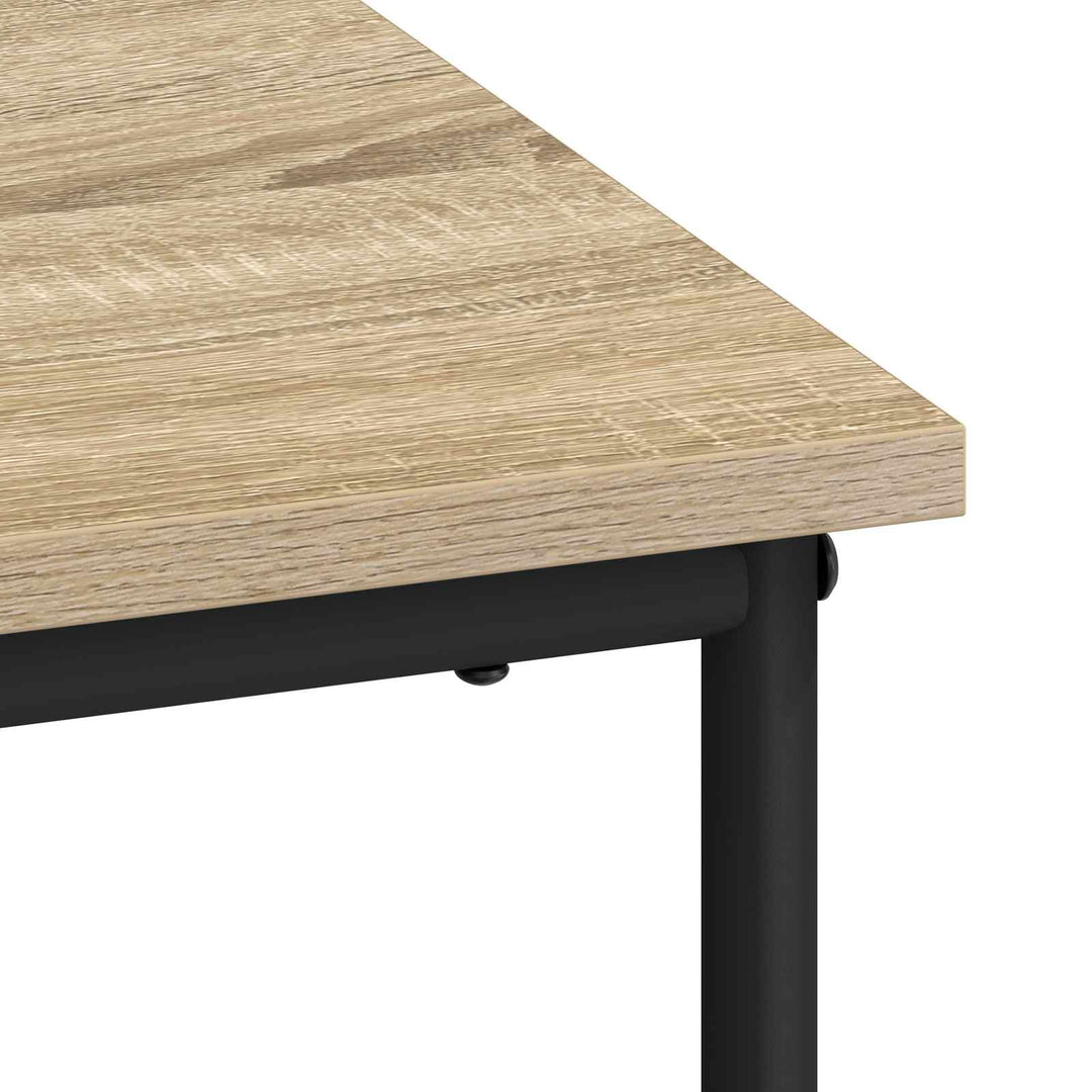 Skrivebord med opbevaring Sonoma-eg 100 x 50 x 75 cm