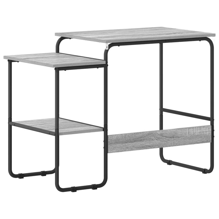 Skrivebord med opbevaring Grå Sonoma 100 x 50 x 75 cm