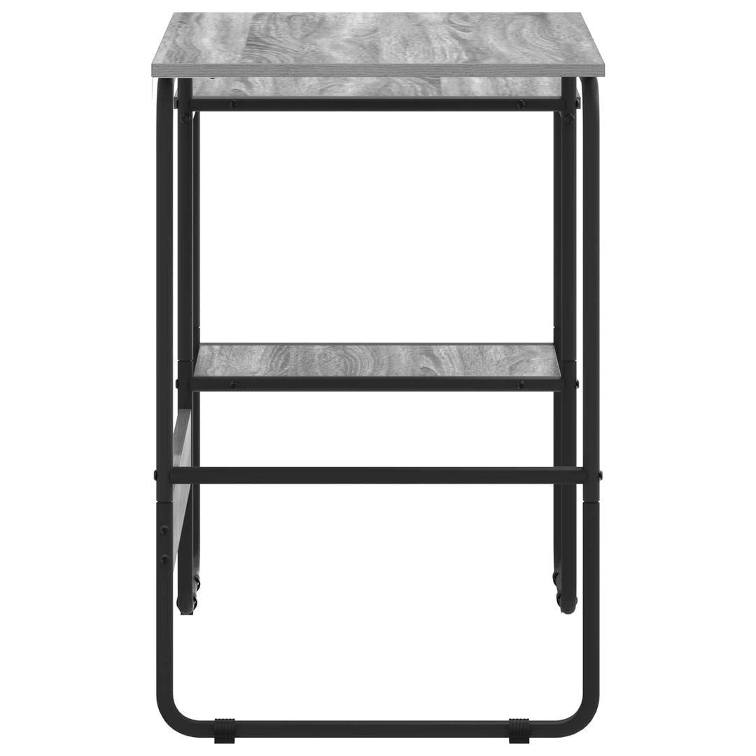 Skrivebord med opbevaring Grå Sonoma 100 x 50 x 75 cm