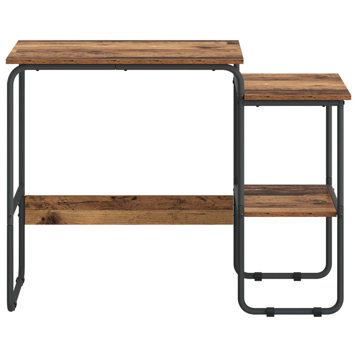 Skrivebord med opbevaring Egetræ 100 x 50 x 75 cm