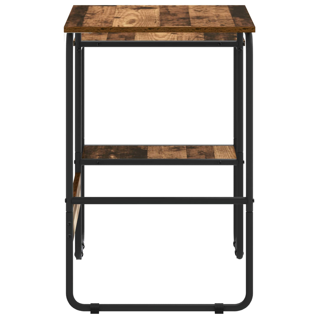 Skrivebord med opbevaring Egetræ 100 x 50 x 75 cm