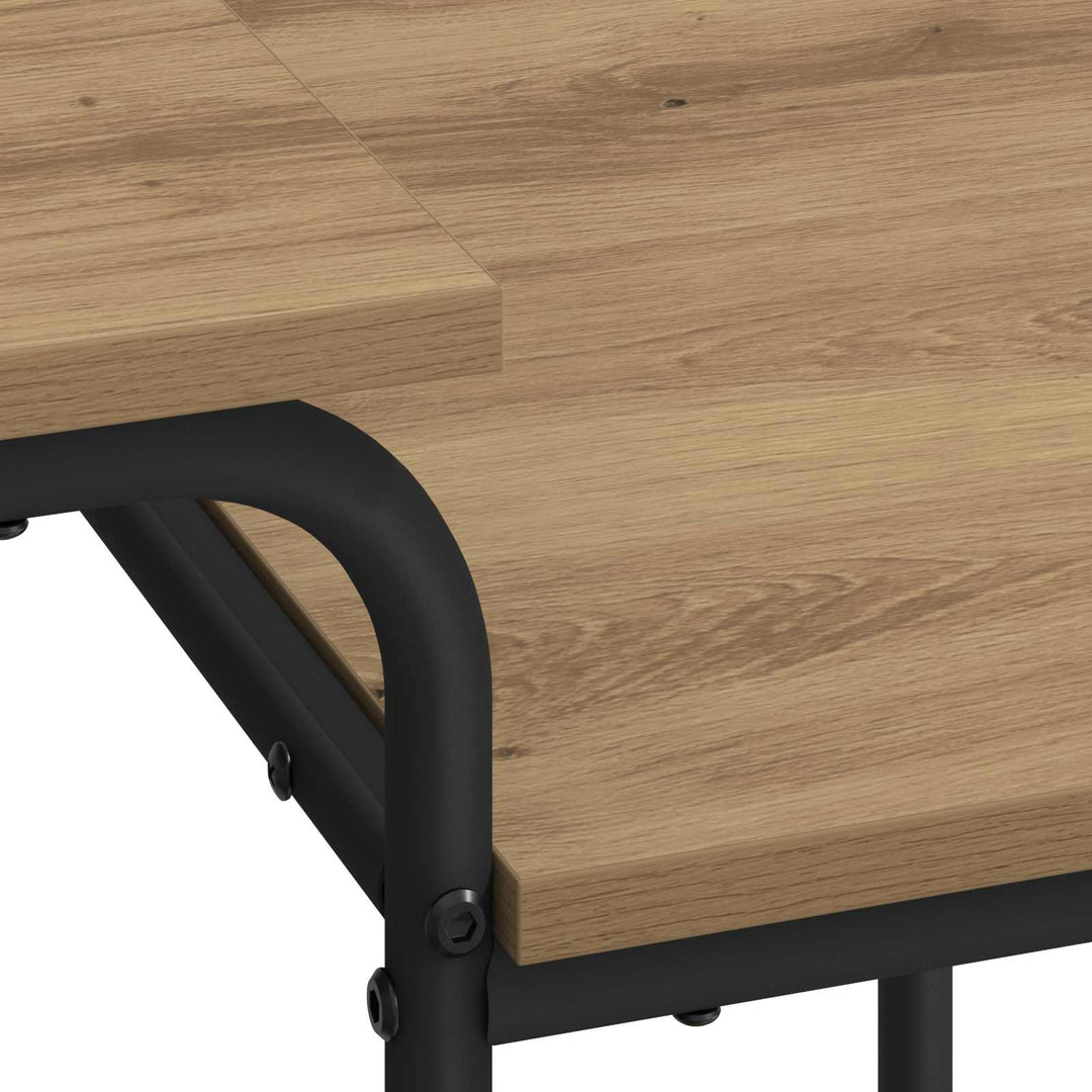 Skrivebord med opbevaring Artisan-eg 100 x 50 x 75 cm