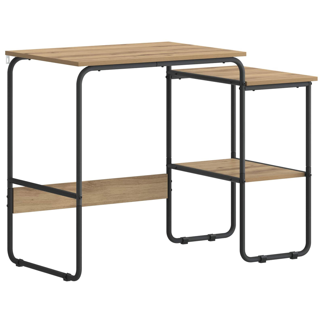 Skrivebord med opbevaring Artisan-eg 100 x 50 x 75 cm