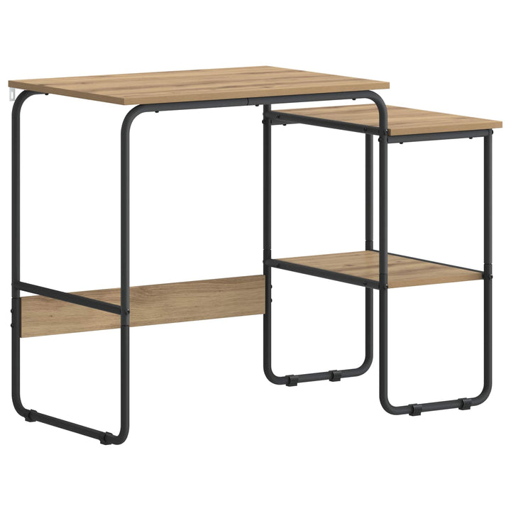 Skrivebord med opbevaring Artisan-eg 100 x 50 x 75 cm