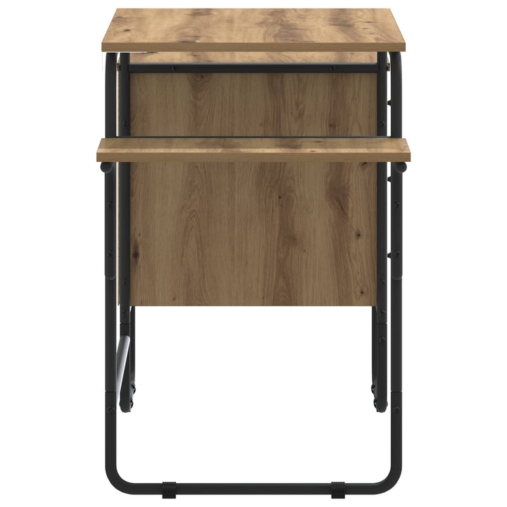 Skrivebord med opbevaring Artisan-eg 120 x 50 x 75 cm